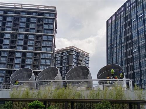 圓形冷卻塔的布風影響散熱,圓形冷卻塔安裝圖