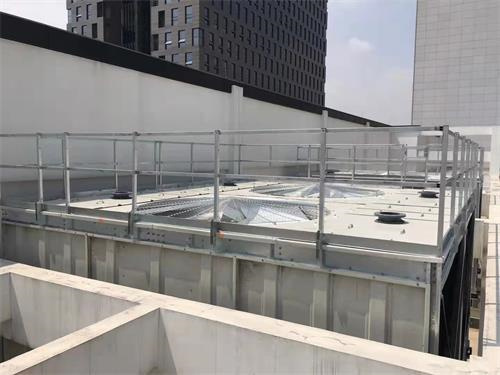 馬利橫流方型冷卻塔SC-300L電機/風機/減速器/填料大更換！