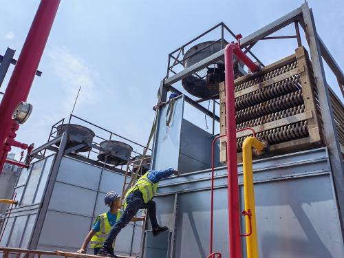 冷卻塔隔音降噪設備(冷卻塔降噪公司)