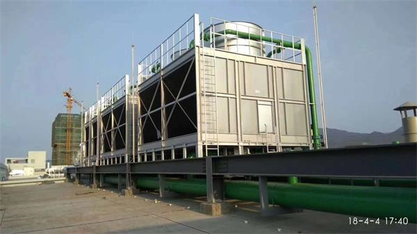 閉式冷卻塔排放和污染有哪些？,閉式冷卻塔工作原理示意圖